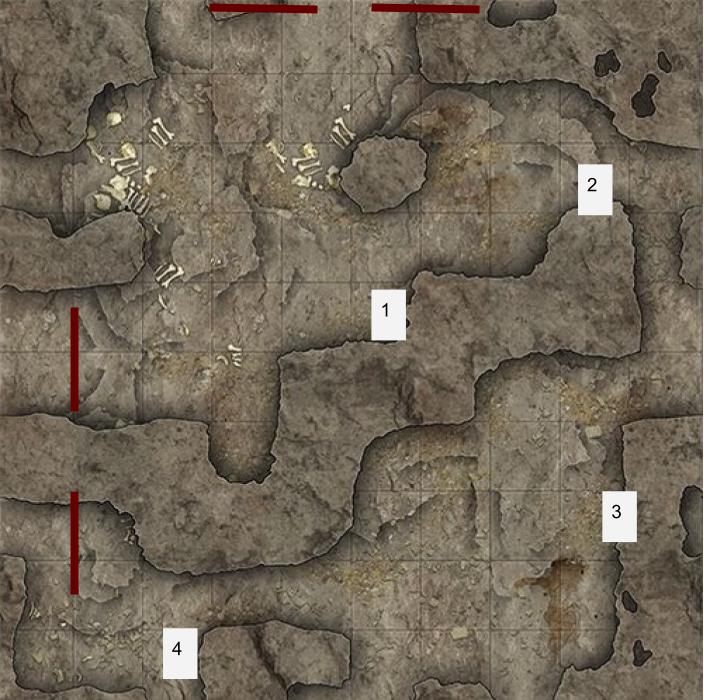 Troglodye Cave Map